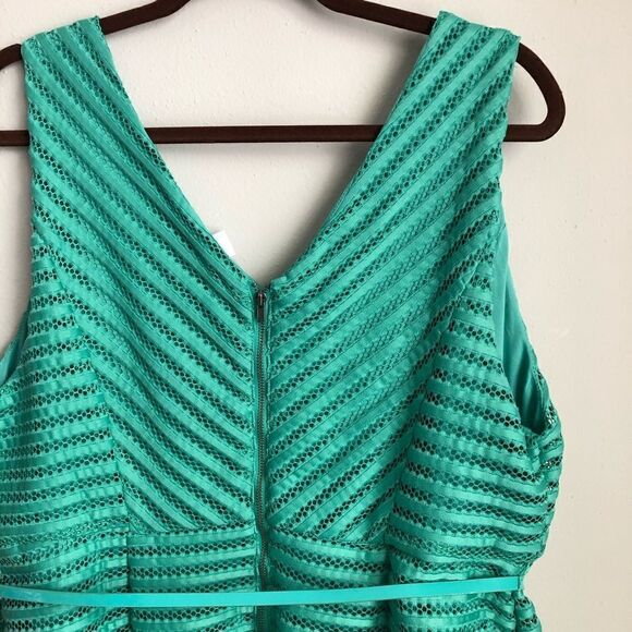 HOST PICK!!! Motherhood Maternity Green belted  jacquard dress - Picture 5 of 5